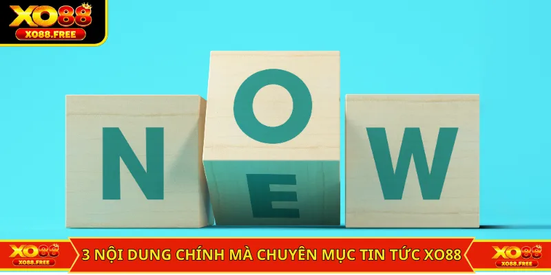 3 nội dung chính mà chuyên mục thường xuyên cập nhật