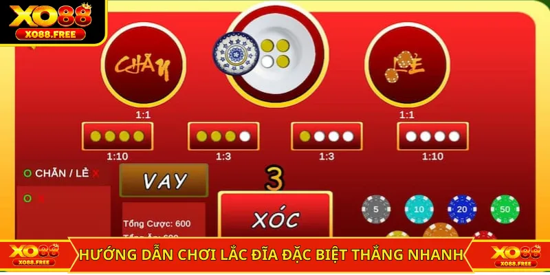 Hướng dẫn chơi lắc đĩa đặc biệt thắng nhanh